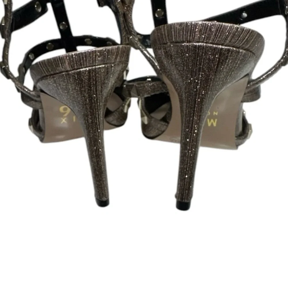 Mix No. 6 Liraven Studded Bronze Metallic Pump Size 8 - Picture 5 of 10